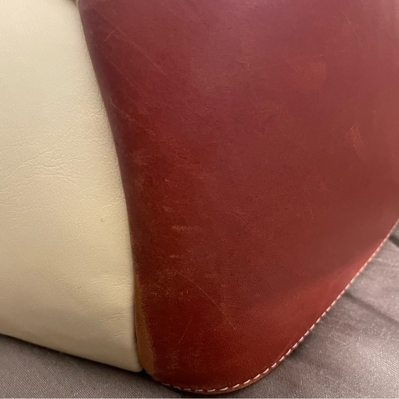 Giancarlo Macucci GM Bag Made in Italy Ivory & Brown Bag - Picture 13 of 16